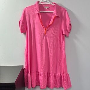 Lisa Todd Hot Pink Tunic with Orange Zipper